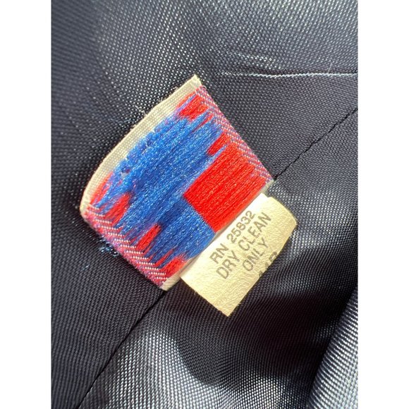 Circle Dallas Texas Blazer Suit Jacket Mens 44R Button Front Gray Career Event - Picture 6 of 13